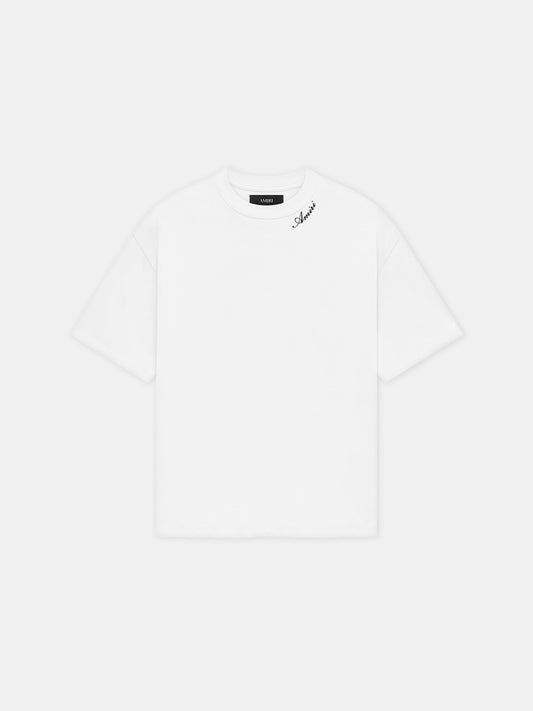 Amiri Script Tee - White | Amiri Sale
