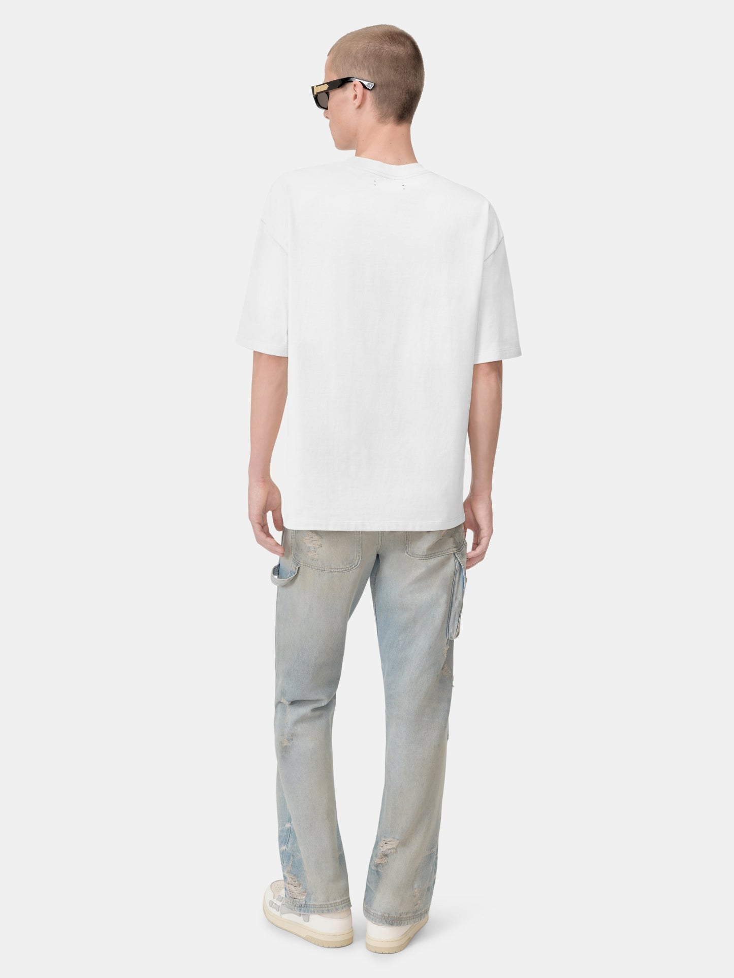 Amiri Script Tee - White | Amiri Sale