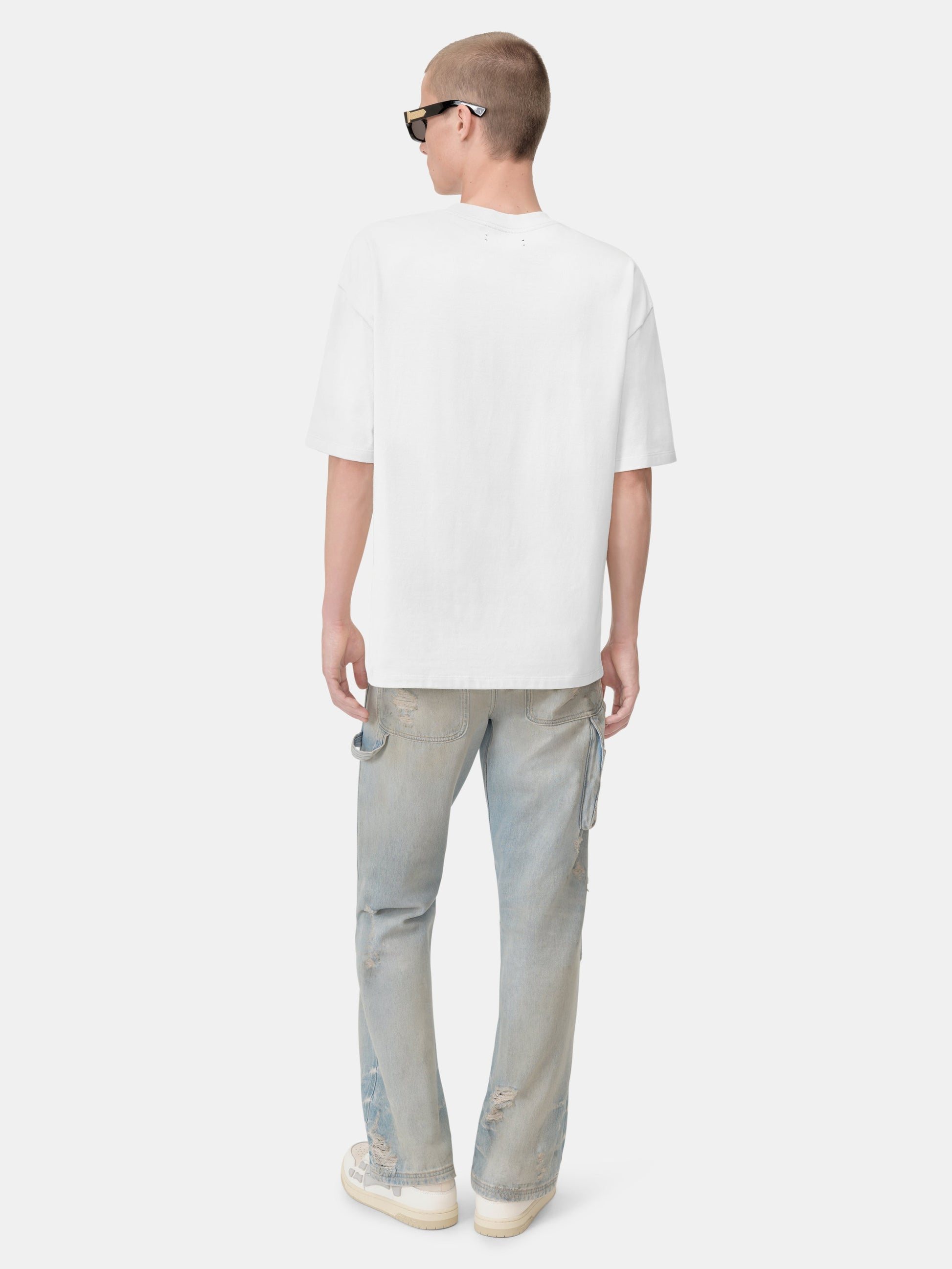 Amiri Script Tee - White | Amiri Sale
