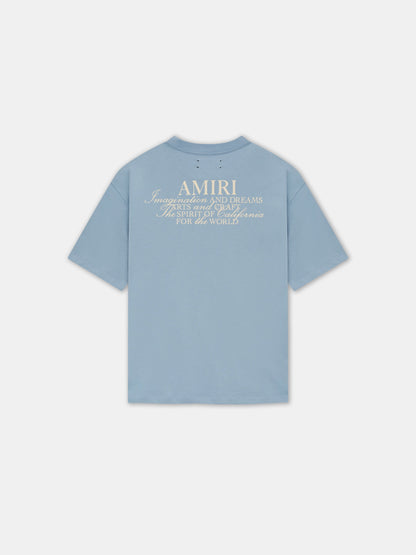 Amiri Spirit Tee - Ashley Blue | Amiri Value