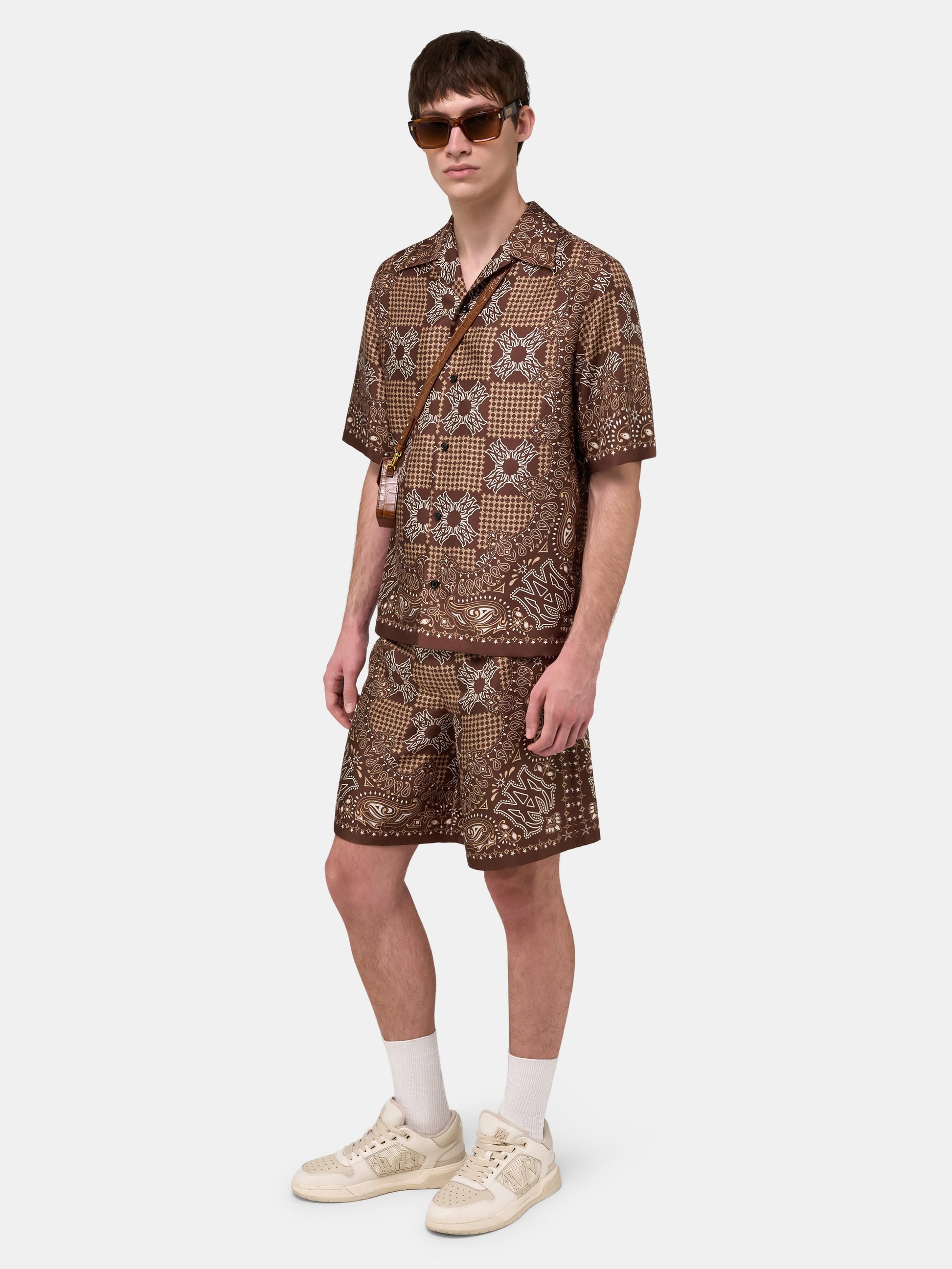Ma Check Camp Shirt - Tobacco | Amiri Affordable