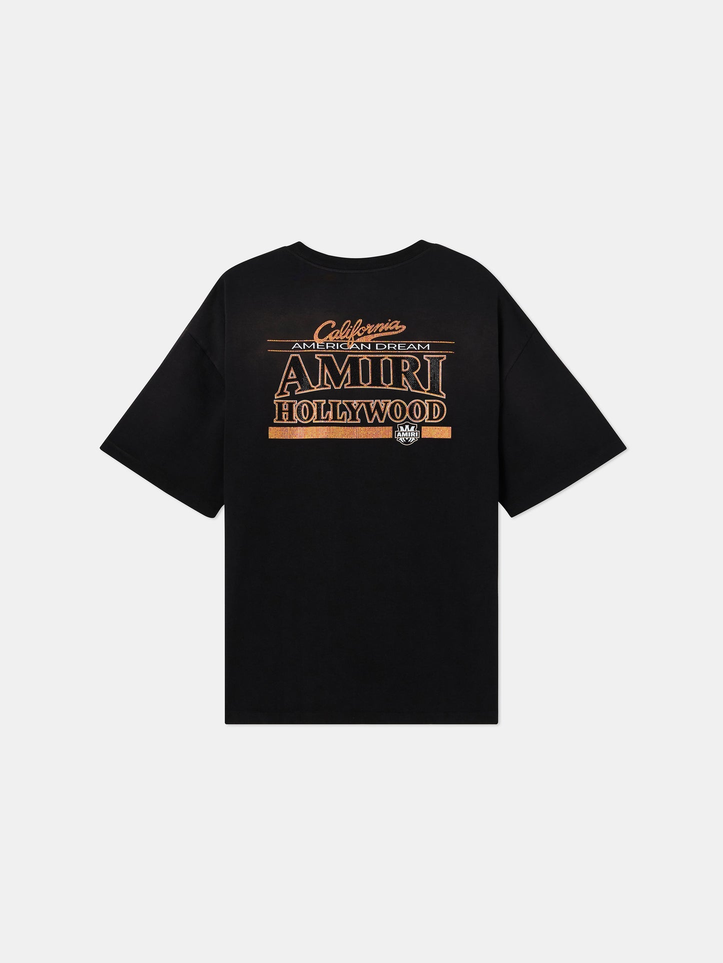 American Dream Crystal Oversized Tee - Black | Amiri Best Seller