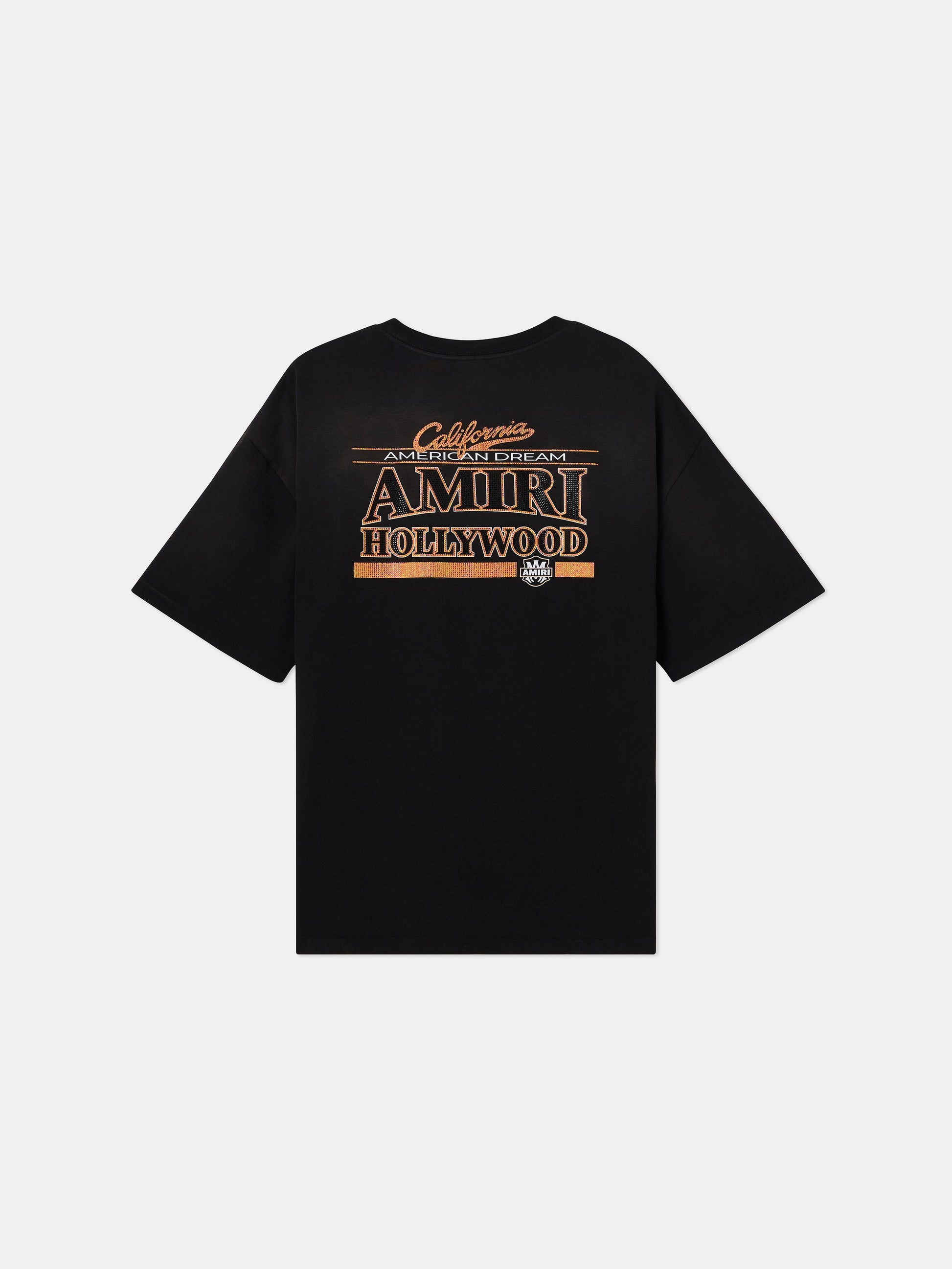 American Dream Crystal Oversized Tee - Black | Amiri Best Seller