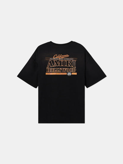 American Dream Crystal Oversized Tee - Black | Amiri Best Seller