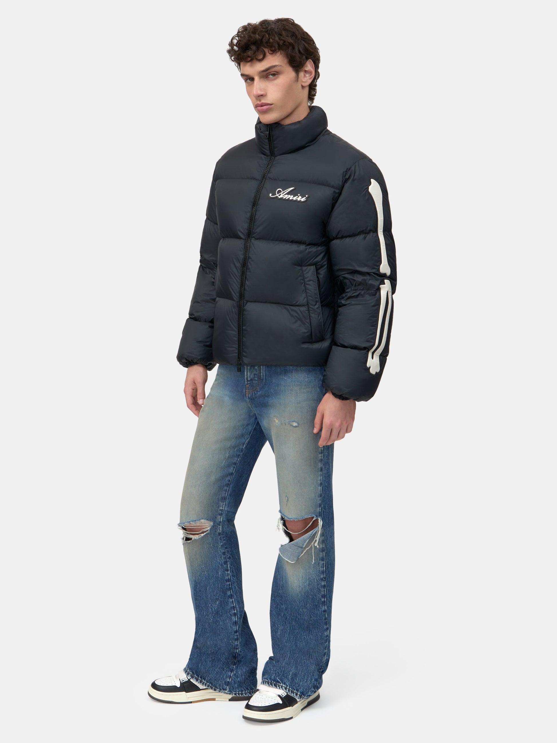 Bones Down Jacket - Black | Amiri Budget Friendly
