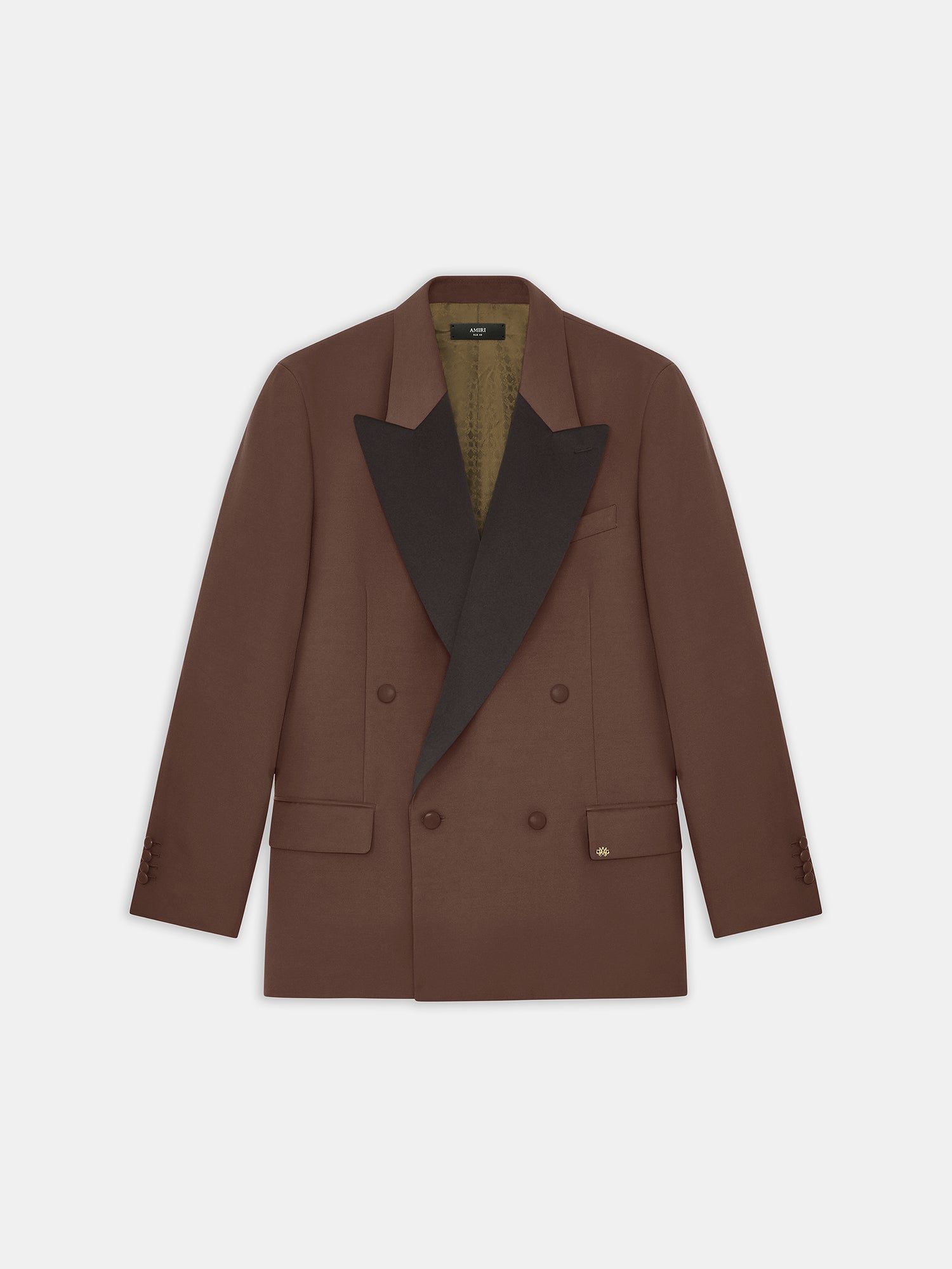 Double-Breasted Blazer - Dark Brown | Amiri Online