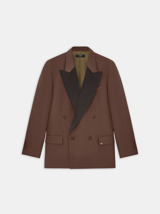 Double-Breasted Blazer - Dark Brown | Amiri Online