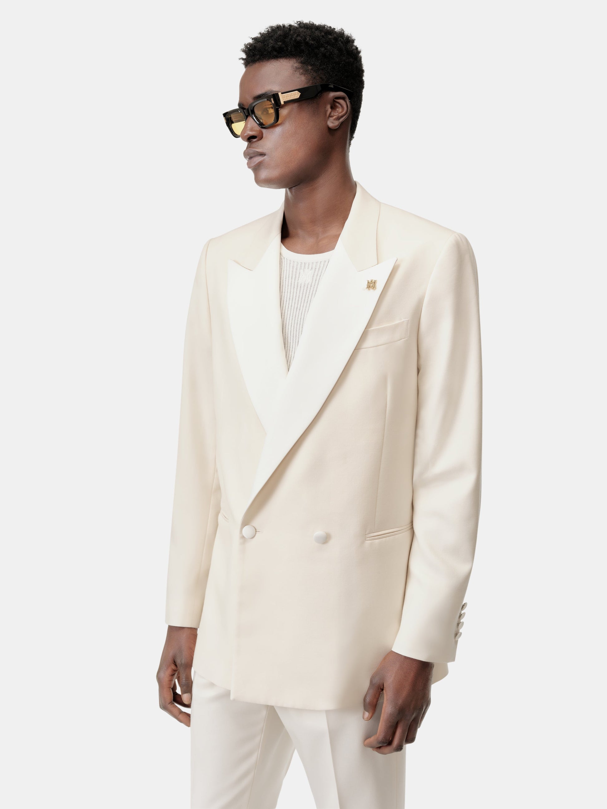Ma Double-Breasted Blazer - Alabaster | Amiri Affordable
