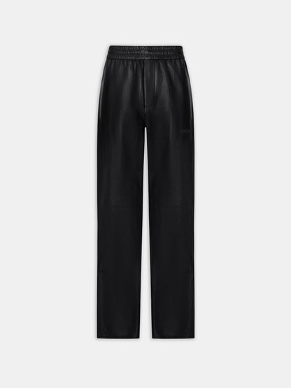 Leather Track Pant - Black | Amiri Great Deal