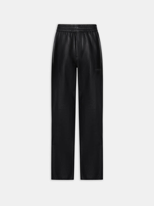 Leather Track Pant - Black | Amiri Great Deal