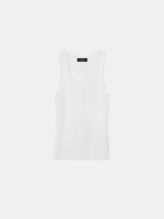 Ma Rib Tank - Alabaster | Amiri Featured