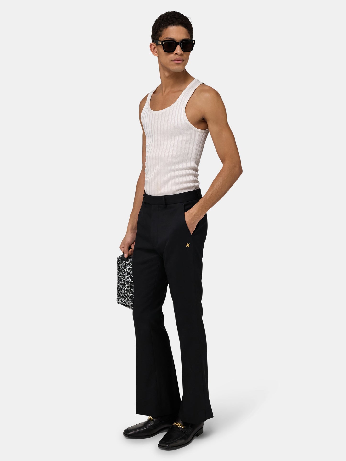 Ma Rib Tank - Alabaster | Amiri Featured