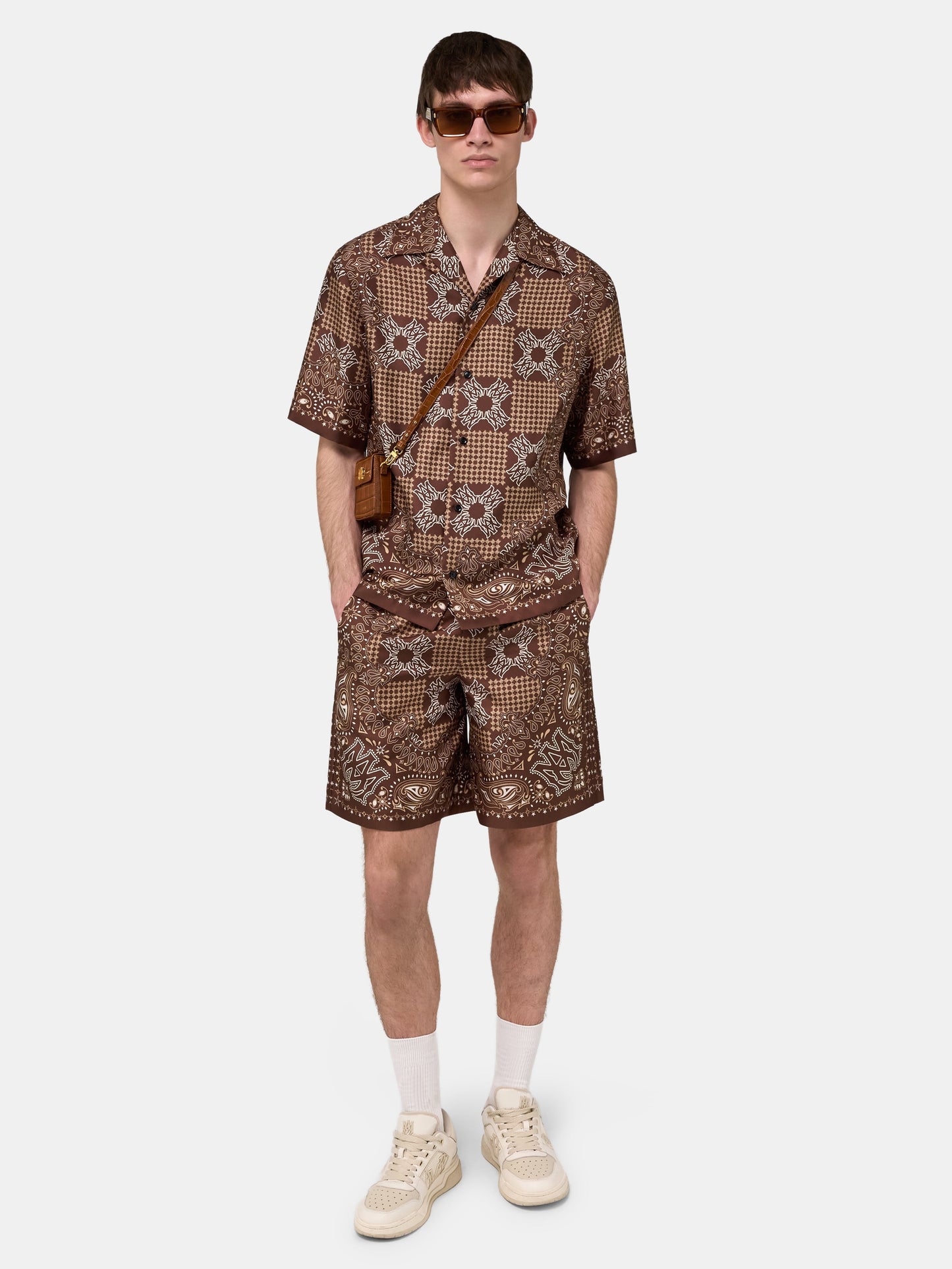 Ma Check Short - Tobacco | Amiri Popular Choice