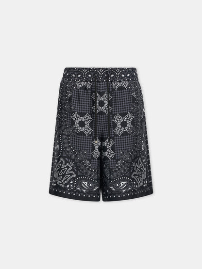 Ma Check Short - Black | Amiri Best Seller