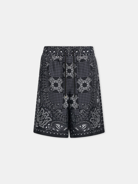 Ma Check Short - Black | Amiri Best Seller