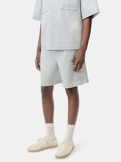 Amiri 3d 5 Pocket Short - Light Indigo | Amiri Sale