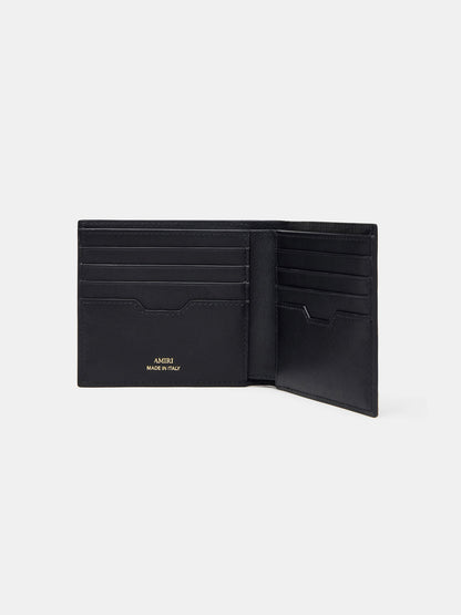Croc Embossed Bifold - Black | Amiri Great Deal