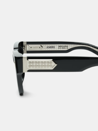 Mulholland Sunglasses - Black Silver | Amiri Special Offer