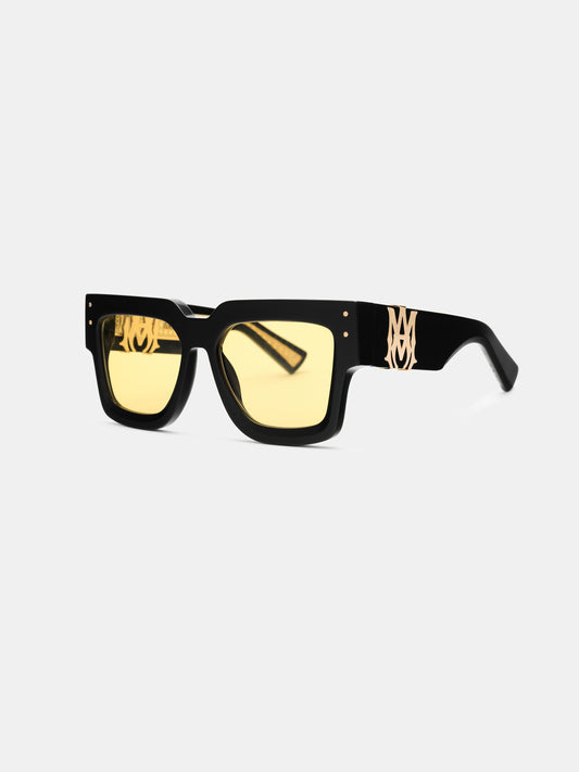 Jumbo Sunglasses - Black Yellow | Amiri Best Seller