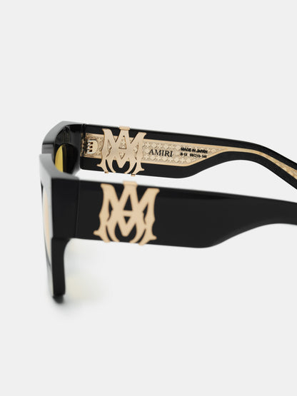 Jumbo Sunglasses - Black Yellow | Amiri Best Seller