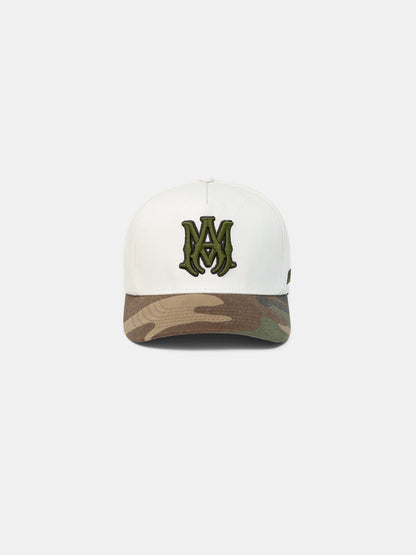 Ma Outline Camo Canvas Hat - Alabaster | Amiri Budget Friendly
