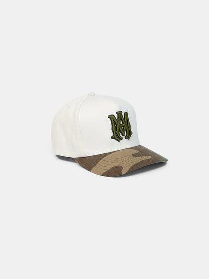 Ma Outline Camo Canvas Hat - Alabaster | Amiri Budget Friendly