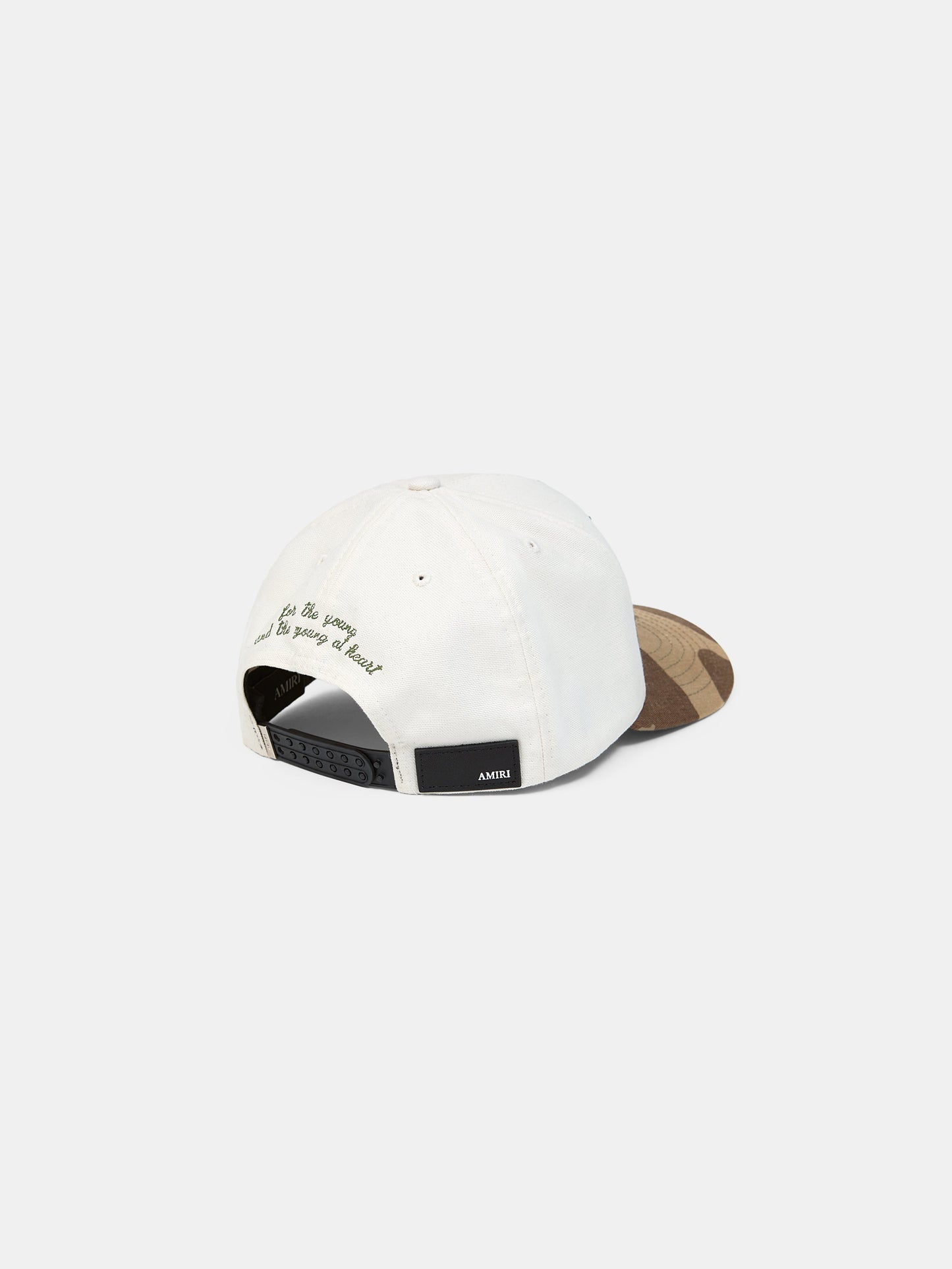 Ma Outline Camo Canvas Hat - Alabaster | Amiri Budget Friendly