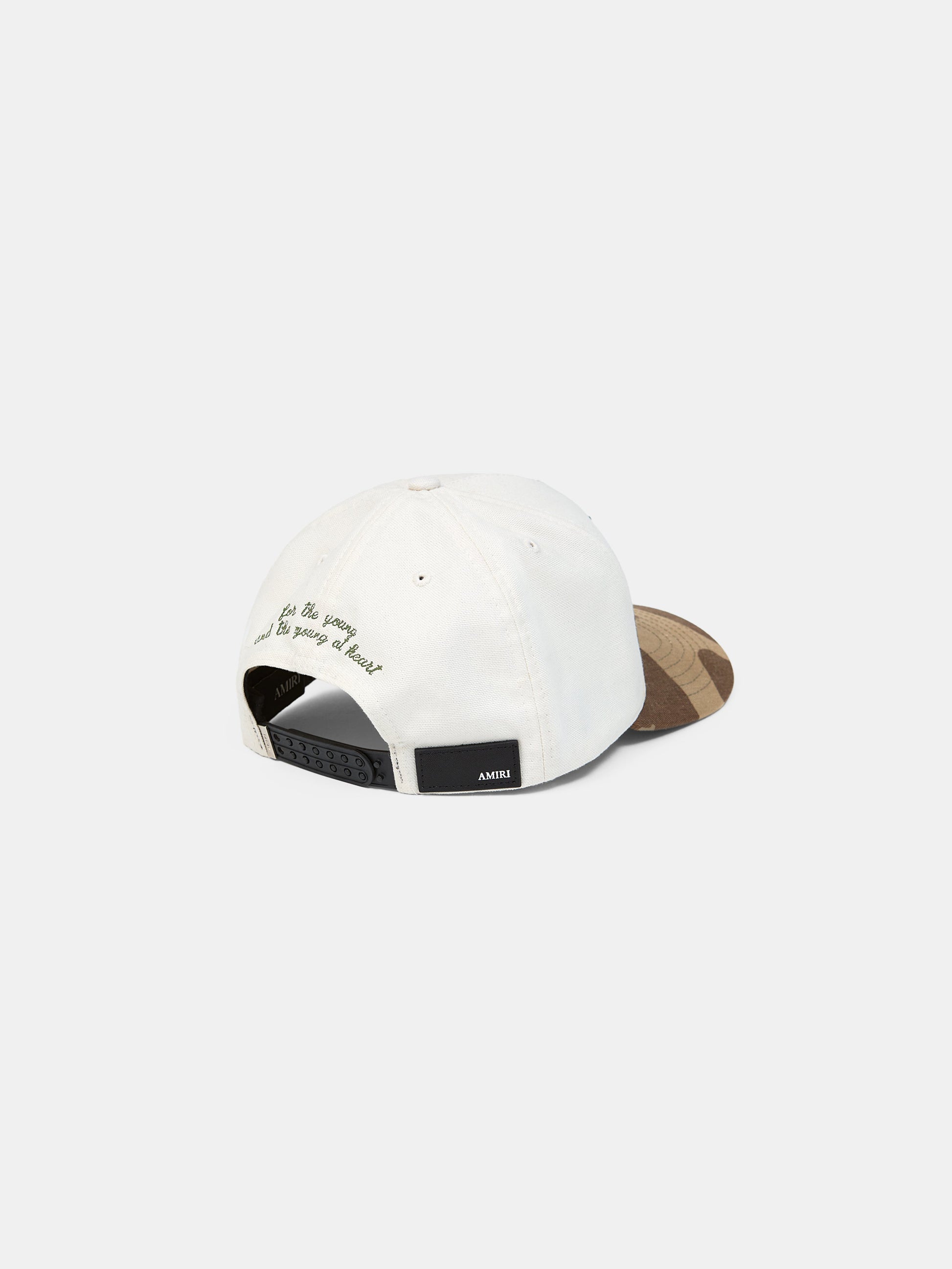 Ma Outline Camo Canvas Hat - Alabaster | Amiri Budget Friendly