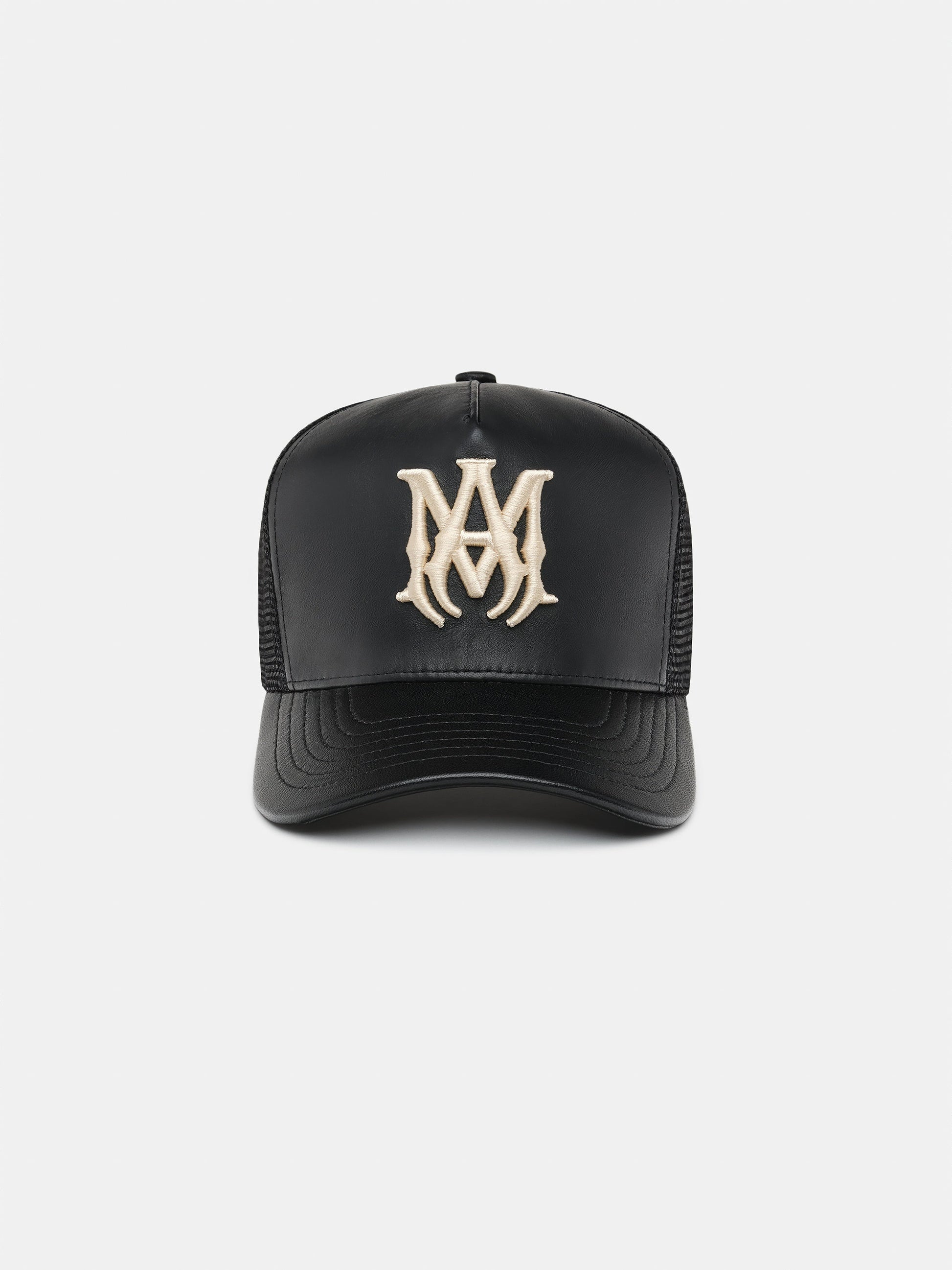 Leather Ma Trucker Hat - Black | Amiri Popular Choice