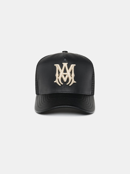 Leather Ma Trucker Hat - Black | Amiri Popular Choice