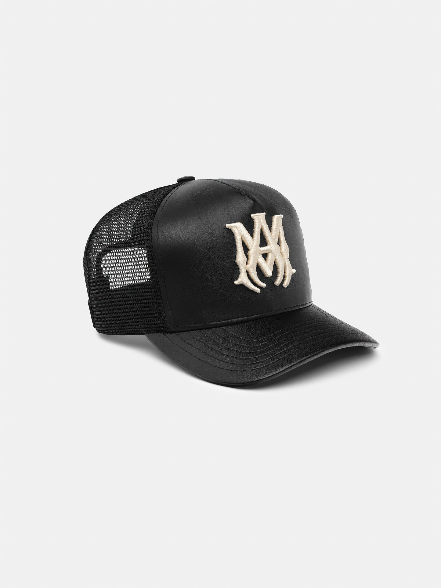 Leather Ma Trucker Hat - Black | Amiri Popular Choice