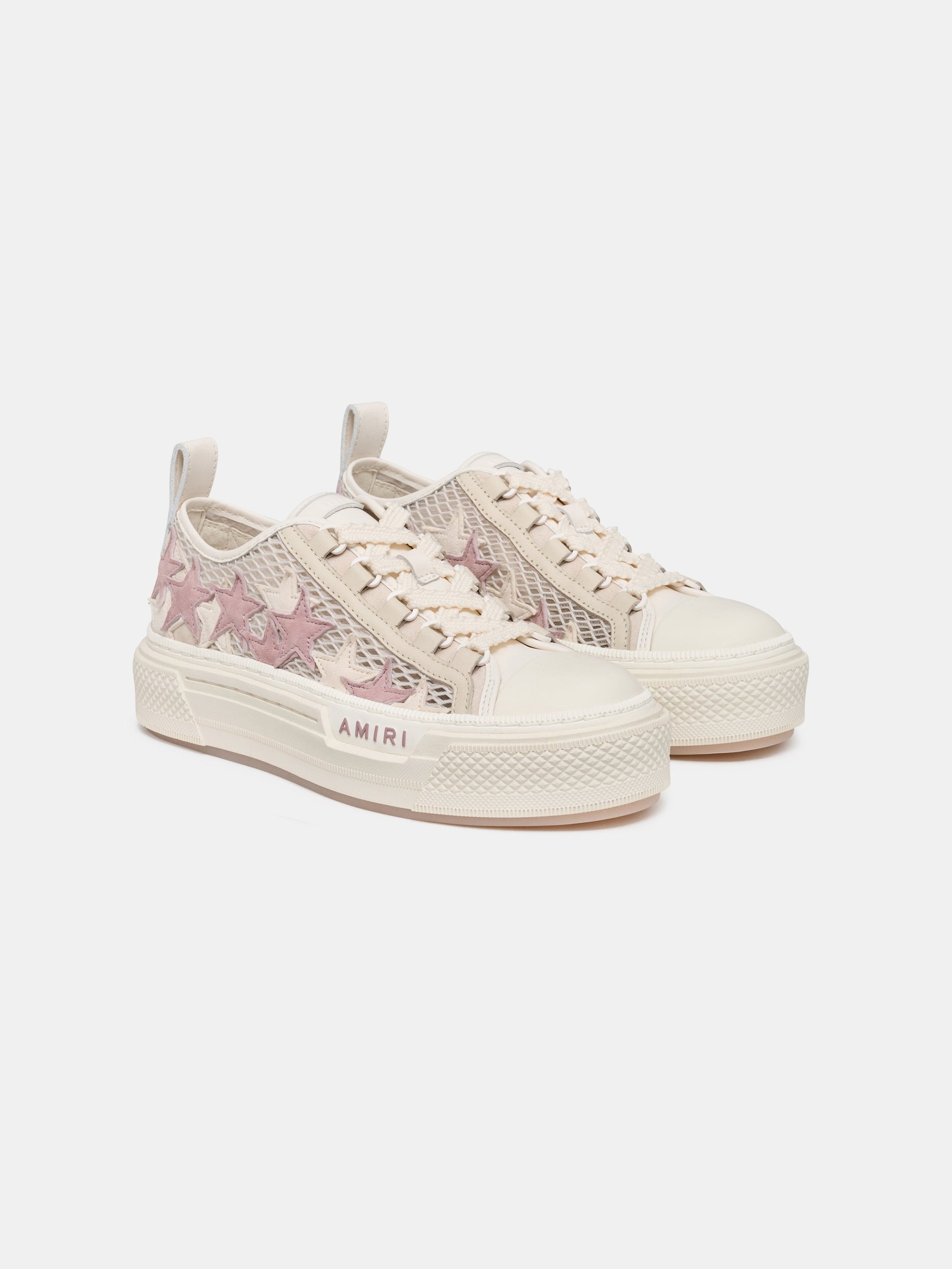 Mesh Stars Court Low - Alabaster | Amiri Value