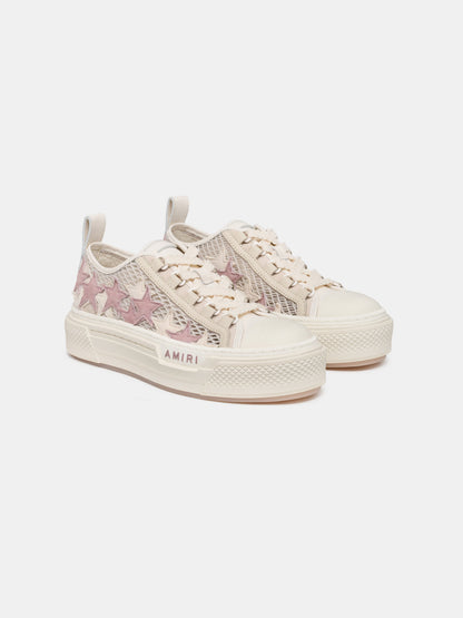 Mesh Stars Court Low - Alabaster | Amiri Value