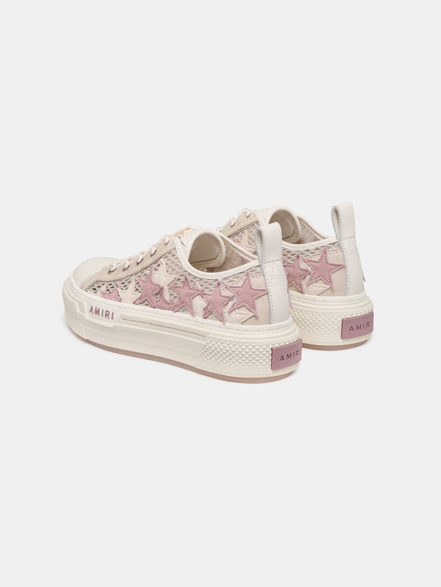 Mesh Stars Court Low - Alabaster | Amiri Value