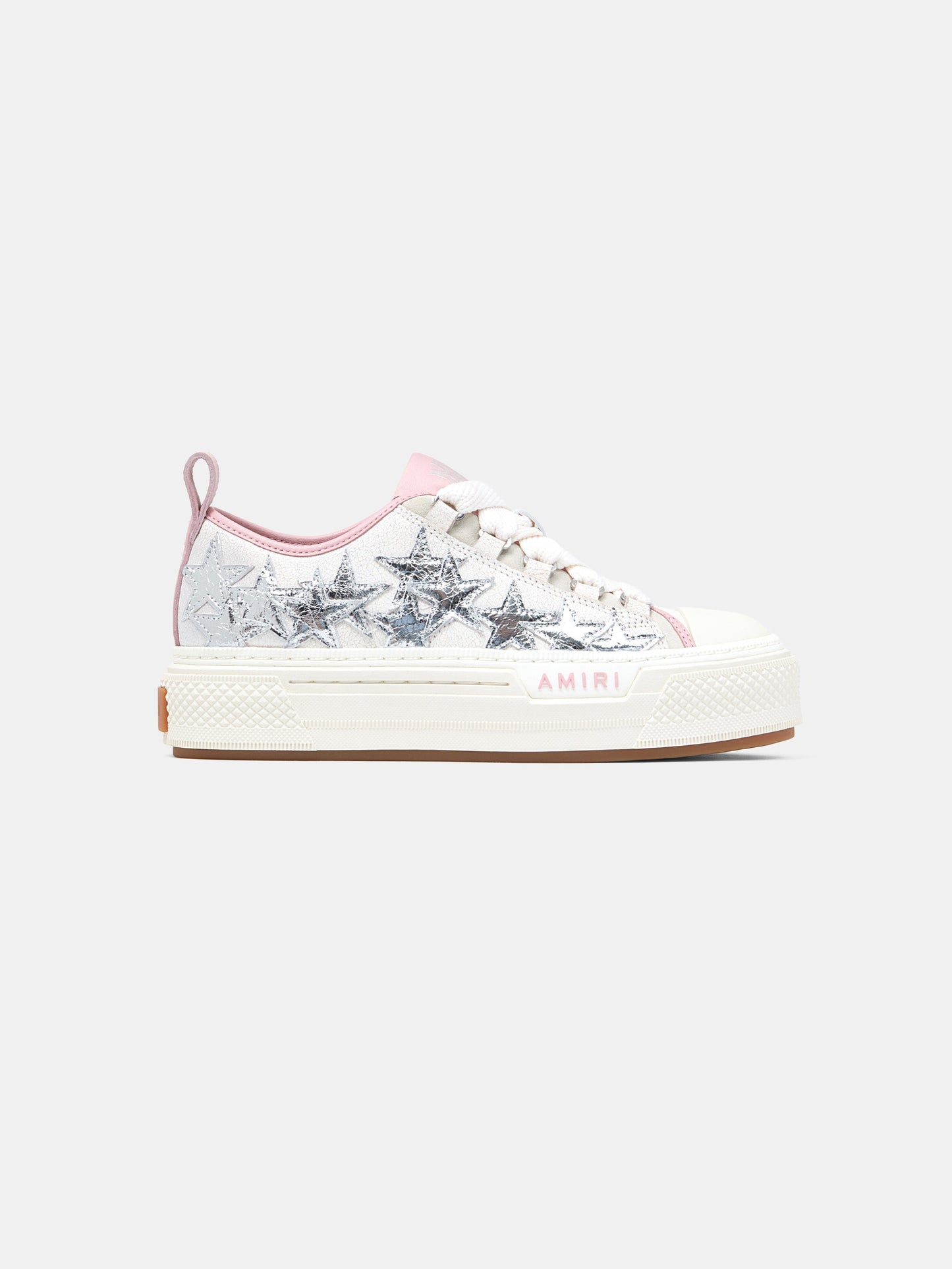 Metallic Stars Court Low - Pink | Amiri Budget Friendly