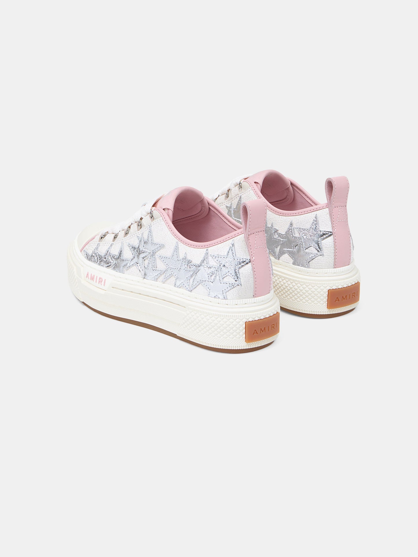 Metallic Stars Court Low - Pink | Amiri Budget Friendly