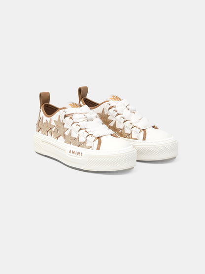 Metallic Stars Court Low - Dark Brown | Amiri Best Seller