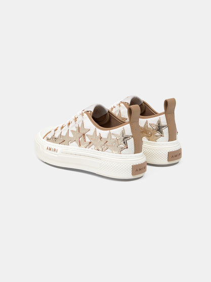 Metallic Stars Court Low - Dark Brown | Amiri Best Seller