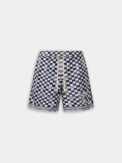 Ma Checkered Short - Taupe | Amiri Popular Choice