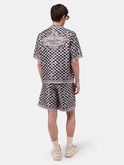 Ma Checkered Short - Taupe | Amiri Popular Choice