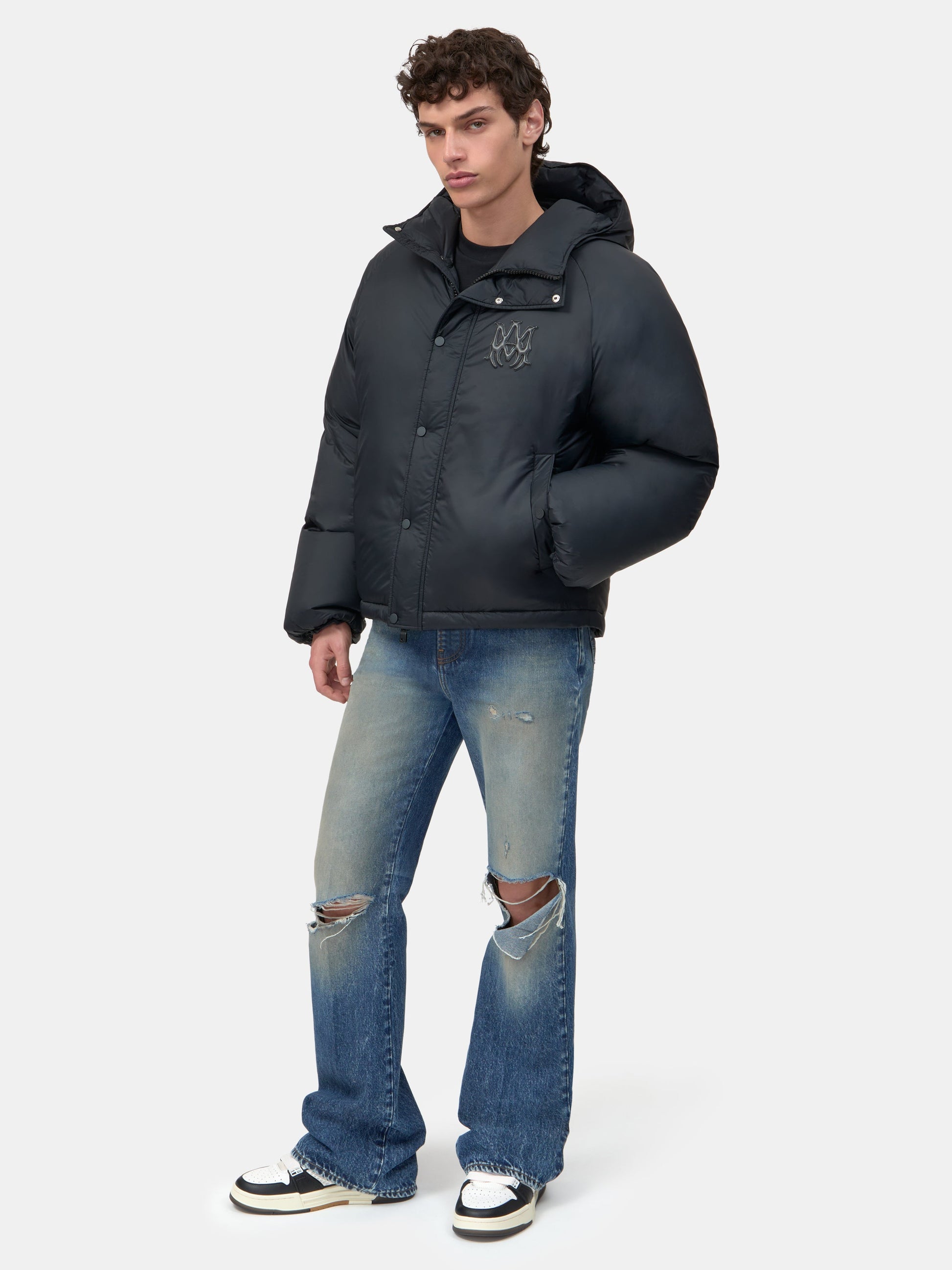 Amiri Hooded Down Jacket - Black | Amiri Affordable