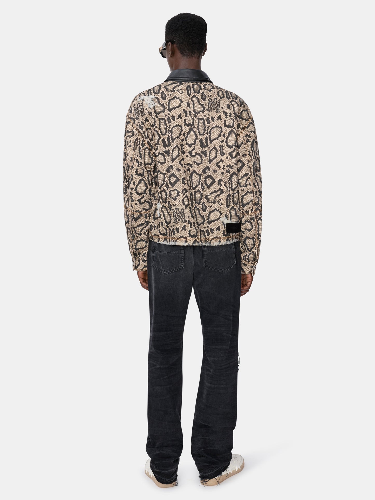 Snake Denim Work Jacket - Sand | Amiri Featured