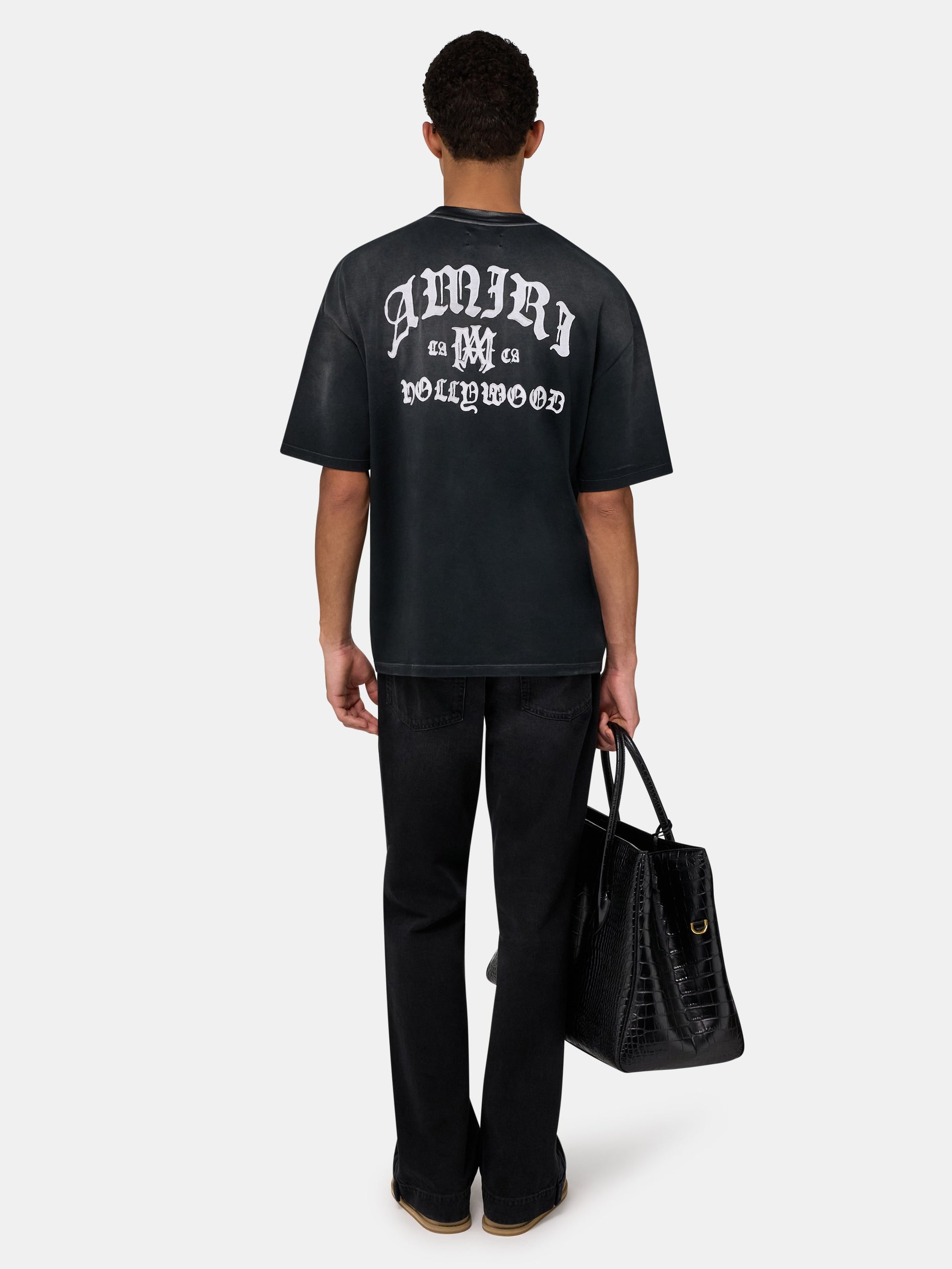 Amiri Hollywood Oversized Tee - Black | Amiri Popular Choice
