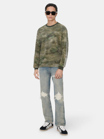 Bones Long Sleeve Tee - Camo | Amiri Best Seller