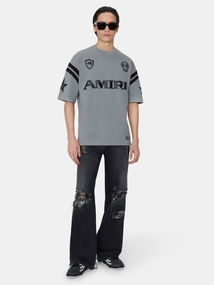 Flannel Repair Baggy Jean - Steel Black | Amiri Sale