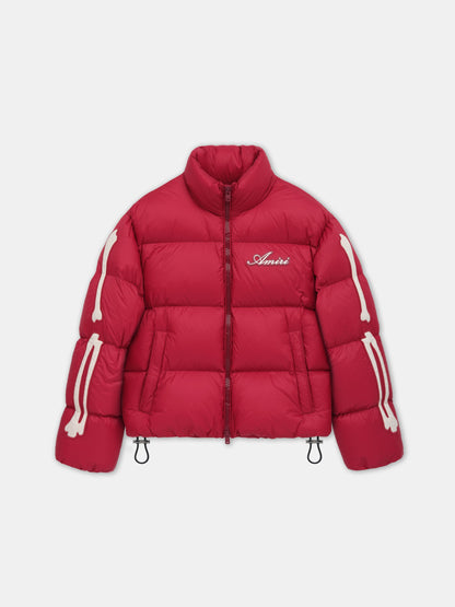 Bones Down Jacket - Deep Red | Amiri Value