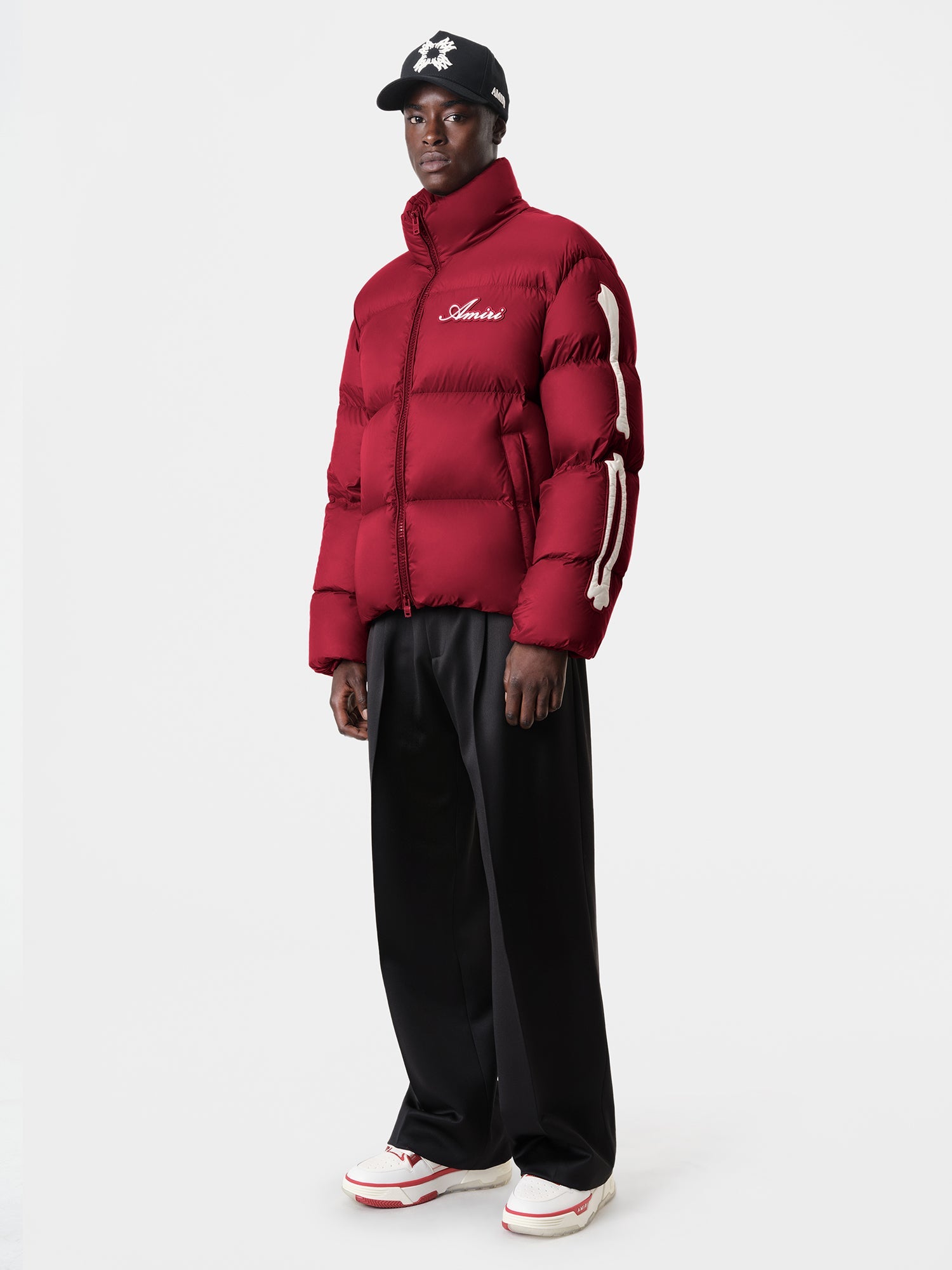 Bones Down Jacket - Deep Red | Amiri Value