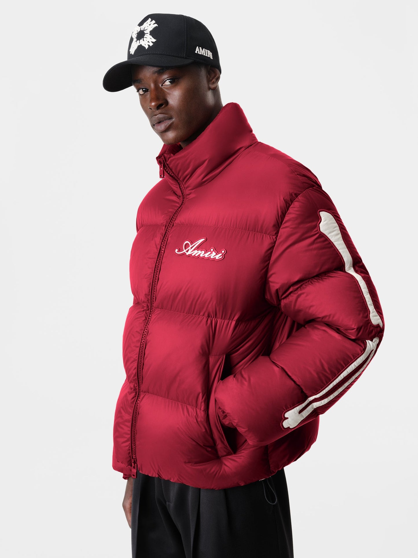 Bones Down Jacket - Deep Red | Amiri Value