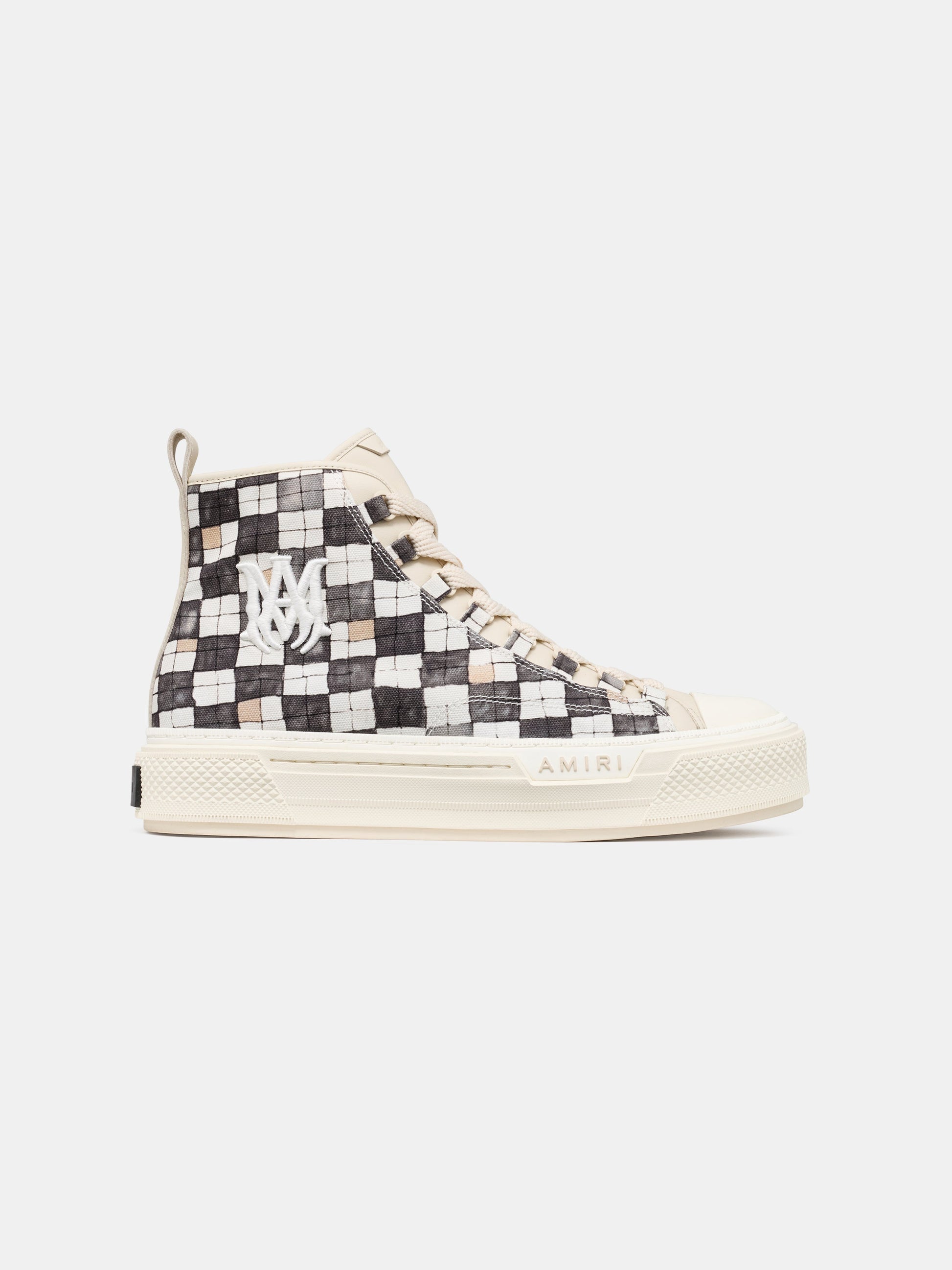 Checkered Court Hi - Black | Amiri Special Offer