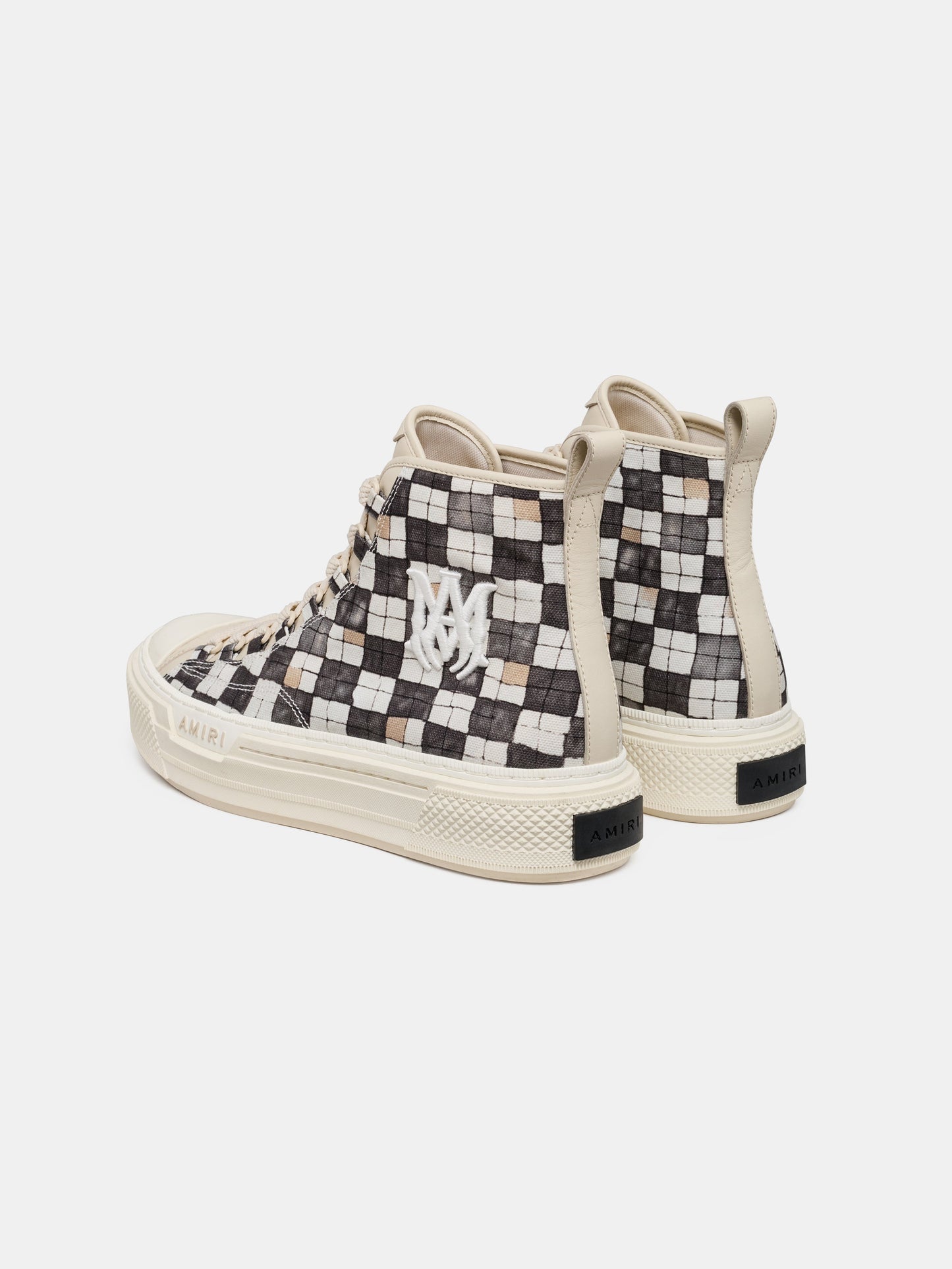 Checkered Court Hi - Black | Amiri Special Offer